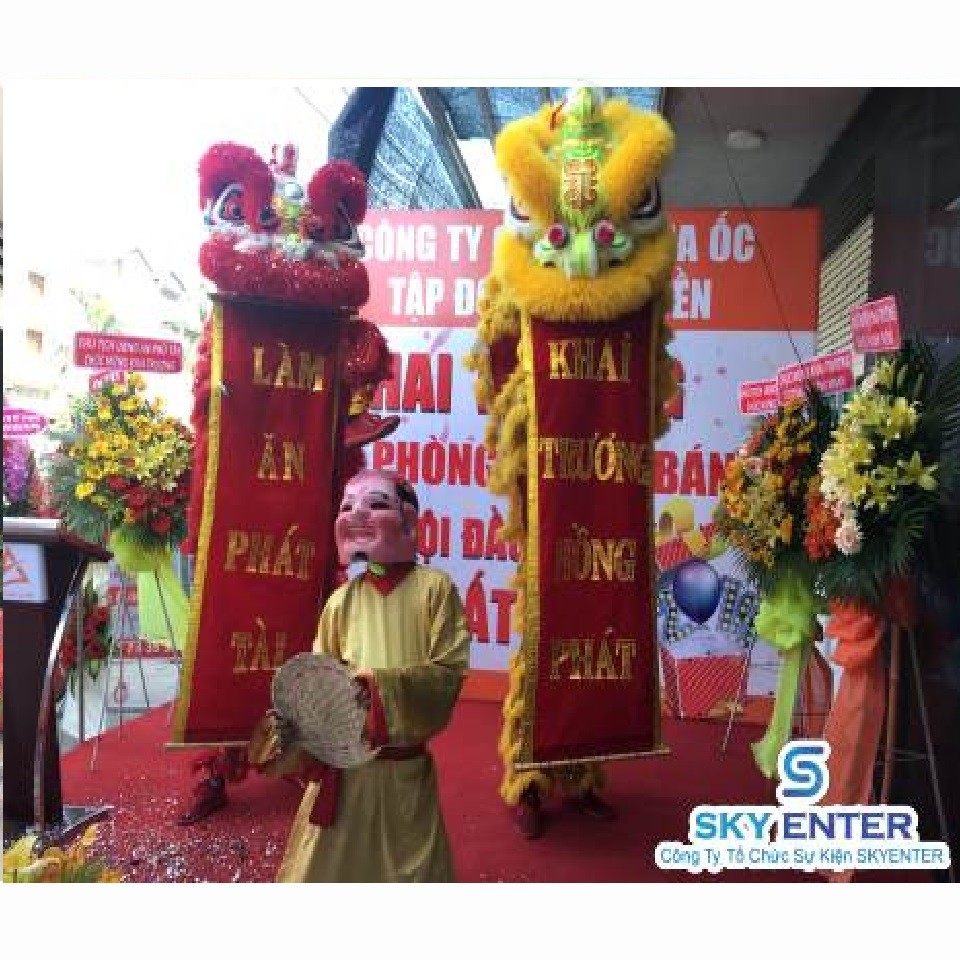 Cho Thuê Lân Sư Rồng Khai Trương Văn Phòng Bình Điền